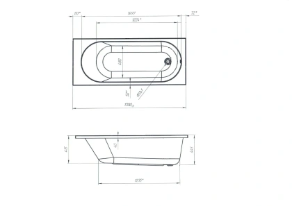 Акриловая ванна 1Marka Atlas 170х70 01атл1770 Акриловая ванна 1Marka Atlas 170х70 01атл1770