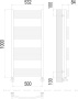 Полотенцесушитель Terminus Классик П20 500х1000