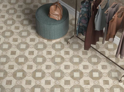 Керамогранит 1325S Брюссель бежевый светлый матовый 9.8*9.8*7 (100шт\0.96м2), м2