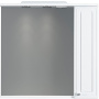 Зеркальный шкаф Palace One с подсветкой правый, 75х75х19 см, белый, M41MPR0751WG