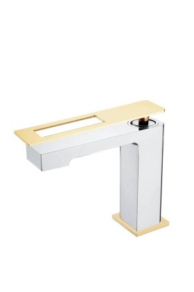 Смеситель Q для умыв. низ. ChromeGold_Комплект Смеситель Q для умыв. низ. ChromeGold_Комплект