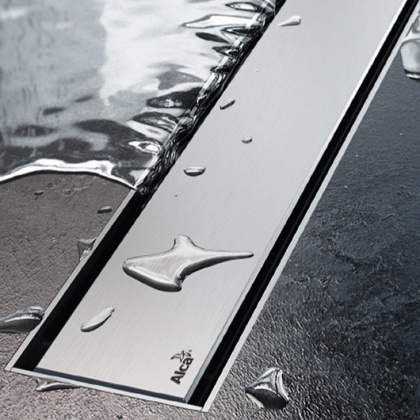 Решетка для водоотводящего желоба, нержавеющая сталь-мат