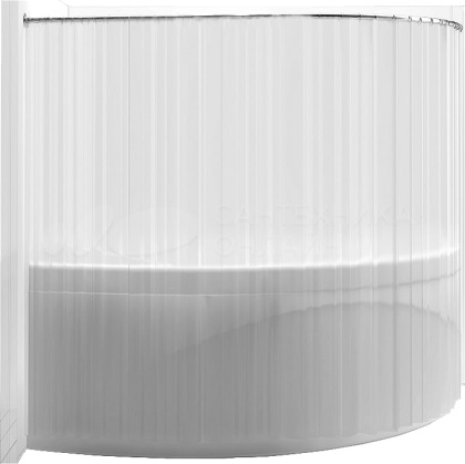 Карниз для ванны Aquanet Luna полукруглый 155х100