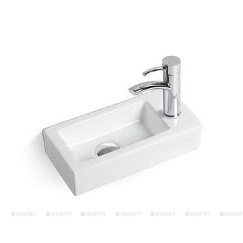 Раковина керамическая Vincea VBS-133R, 370*180*90, подвесная, цвет белый, правая Раковина керамическая Vincea VBS-133R, 370*180*90, подвесная, цвет белый, правая