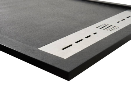 Душевой поддон Creto Scala 160x80 прямоугольный, черный