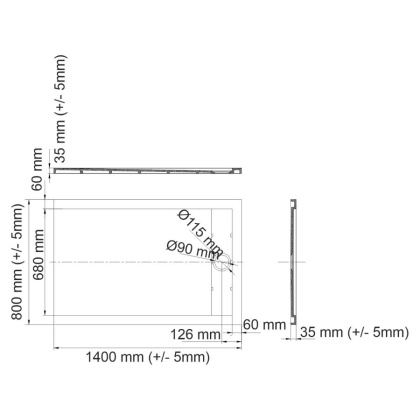 Abens 20T35 Душевой поддон Wasserkraft