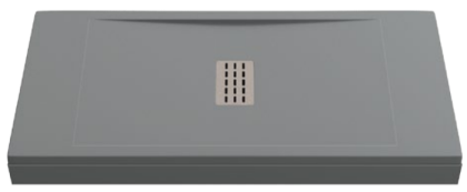 Душевой поддон Creto Etna 160x90 прямоугольный, серый