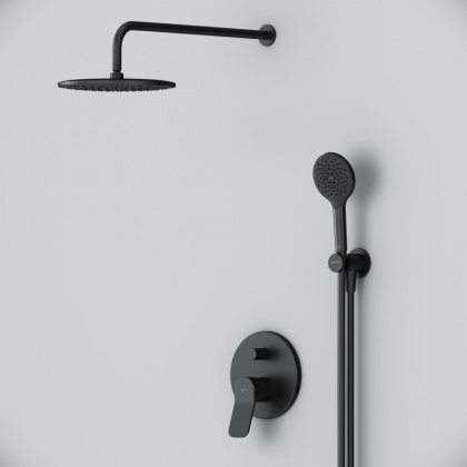 FB85A1RH22 X-Joy, набор: Смеситель д/в/душа, верхний душ 220 мм, держатель д/верхн.душа, душ.набор (ручн