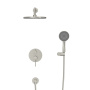 RELAX-DSET-IN Душевой комплект встраиваемый (смеситель встраиваемый, верхний душ, ручной душ со шлангом, штуцер с держателем), сатин RELAX-DSET-IN Душевой комплект встраиваемый (смеситель встраиваемый, верхний душ, ручной душ со шлангом, штуцер с держателем), сатин