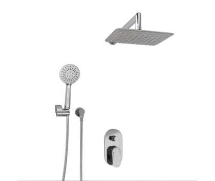 A14031 Встраиваемый комплект для душа с верхней душевой насадкой и лейкой Wasserkraft