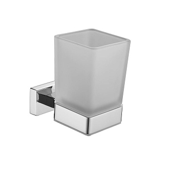 Стакан керамический с держателем, SG5612 Shevanik, Хром Стакан керамический с держателем, SG5612 Shevanik, Хром