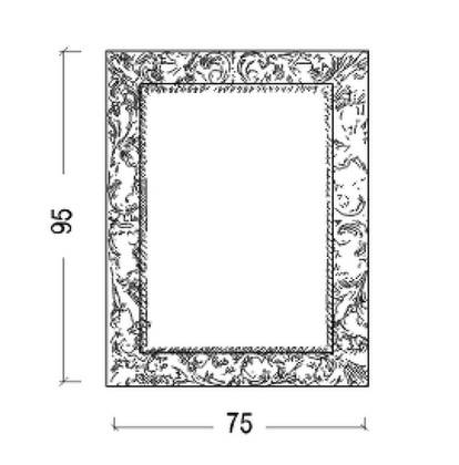 Зеркало NeoArt золото эмаль 515 Boheme