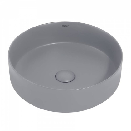 Раковина накладная ABBER Bequem AC2109MG серая матовая Раковина накладная ABBER Bequem AC2109MG серая матовая