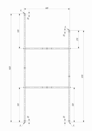 Рама разборная "ALISA" 170*75