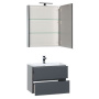 Мебель для ванной Aquanet Алвита 70 серый антрацит
