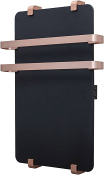 Полотенцесушитель электрический Allen Brau Infinity 100x44 с рейлингом 2.0 и креплением, медь браш Полотенцесушитель электрический Allen Brau Infinity 100x44 с рейлингом 2.0 и креплением, медь браш