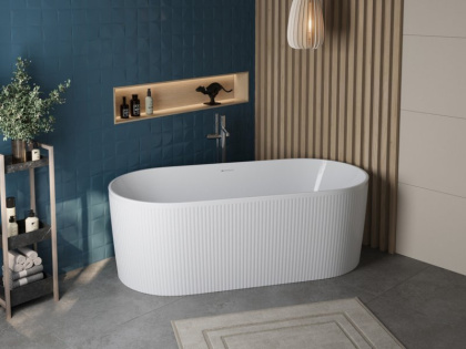 Акриловая ванна BELBAGNO BB411-1700-800-MATT, белая матовая Акриловая ванна BELBAGNO BB411-1700-800-MATT, белая матовая