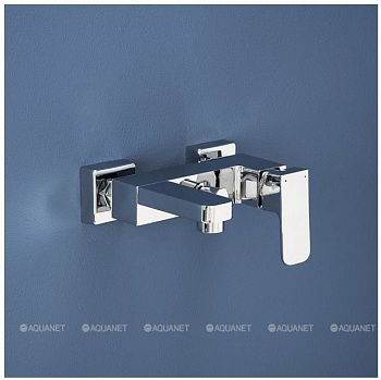 Смеситель для ванны с душем Aquanet Cubic SD90441 Смеситель для ванны с душем Aquanet Cubic SD90441