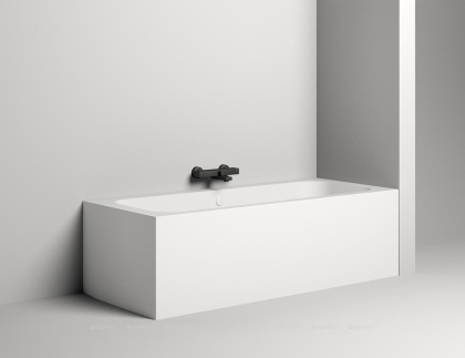 Ванна из искусственного камня Salini S-Sense Orlando Axis 190х80 103221M, глянцевая Ванна из искусственного камня Salini S-Sense Orlando Axis 190х80 103221M, глянцевая