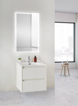 Тумба с раковиной подвесная BelBagno KRAFT 39-50 Bianco Opaco, раковина белая Тумба с раковиной подвесная BelBagno KRAFT 39-50 Bianco Opaco, раковина белая