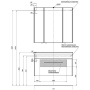 Мебель для ванной Aquanet Августа 100 белый (раковина Нота NEW)