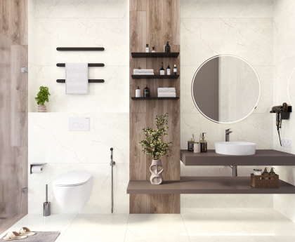 Connect Marfil Керамогранит светло-бежевый SG50002722R 60х119,5 полированный