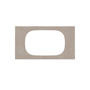 Спец. изд. декоративное для раковин, встраив. сверху MAGICA Риккарди 90 см, бежевый мат. (без отв.) MA.2.0.SG540620R\90