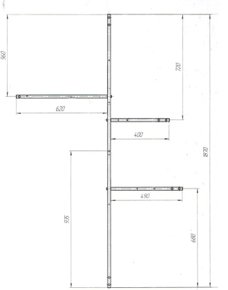 Рама разборная FINA 170x105
