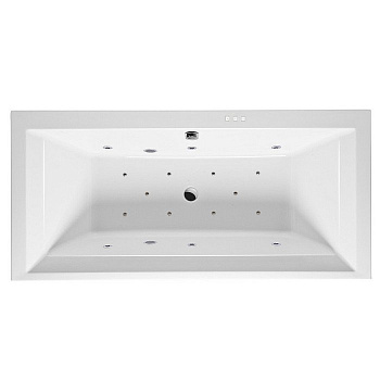 Ванна EXCELLENT Crown Grand 190x90 "RELAX" (хром)