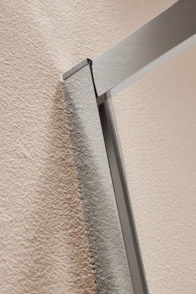 Шторка на ванну ECO-O-VF-2-170/145-C-Cr Условные размеры:1700х1450 Габариты с диапазоном регулировок: (1680-1710)х1450 Ширина входа: 545 