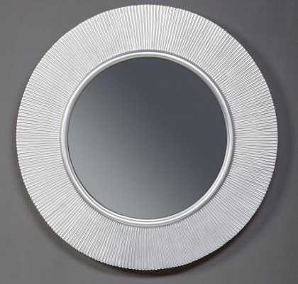 Зеркало SHINE Белое d82 light 528-W light Boheme