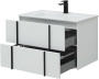 Тумба под раковину Allen Brau Reality 80 1.32005.WM белый матовый