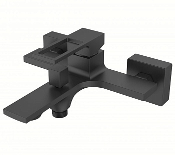 LUCE Смеситель для ванны и душа, чёрный LUC-VAS-NERO LUCE Смеситель для ванны и душа, чёрный LUC-VAS-NERO