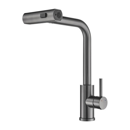 Смеситель для кухни с выдвижной лейкой Shevanik S263 S263T