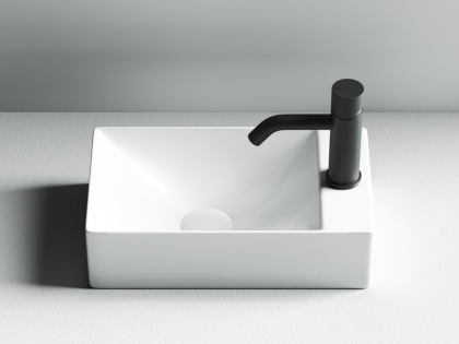 Умывальник подвесной прямоугольный (отверстие под смеситель R) Element 375*215*100мм Умывальник подвесной прямоугольный (отверстие под смеситель R) Element 375*215*100мм