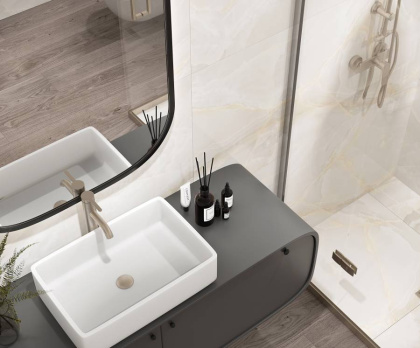 Керамогранит Laparet Stubay Onyx Crema полированный 60х60 (4шт_1,44м), м2