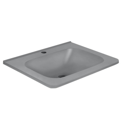 Раковина VCB-2VP600G из кварцевого камня, цвет серый Раковина VCB-2VP600G из кварцевого камня, цвет серый