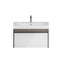 Тумба с раковиной Kerama Marazzi Modula 80 см MO.80.1+1\AR арабика