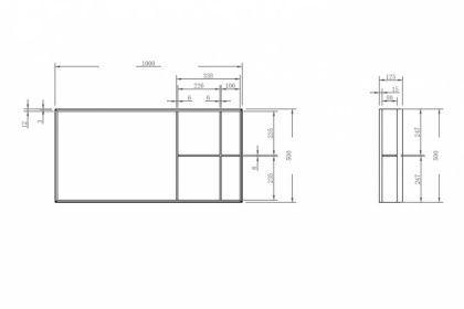 Зеркальный шкаф ABBER Stein AS6639 белый матовый