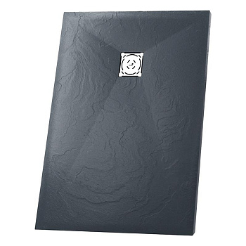Душевой поддон RGW ST-0108G 80 x 100 см, прямоугольный, из искусственного камня, графит, 16152810-02