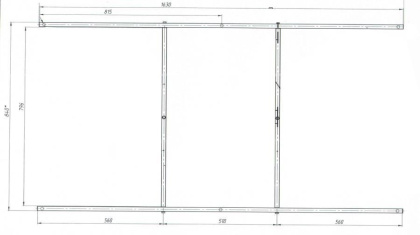 Каркас для ванны 170х90 см Creto Elite 11-K17090 черный