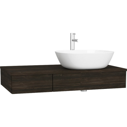 Столешница 90 см, левосторонняя, темный вяз