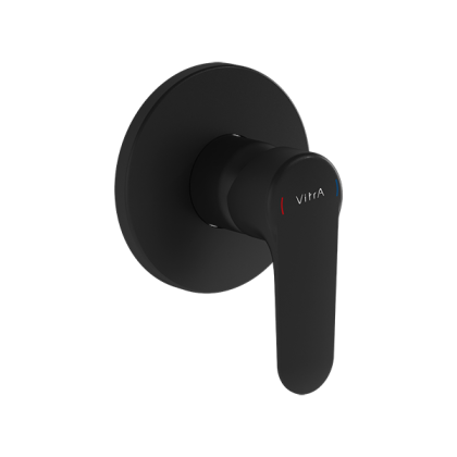 Встроенный смеситель Root Round для душа, матовый черный