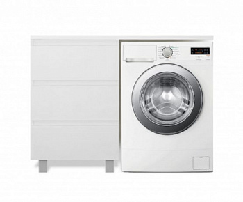 Комплект мебели Dallas Luxe 1100х482 левосторонний напольный 3 ящика (ШхГхВ) 448х476х860