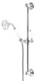 NOSTALGIA-SD-01-Bi Душевой гарнитур Исполнение: Хром, Ручки: Белые  NOSTALGIA-SD-01-Bi Душевой гарнитур Исполнение: Хром, Ручки: Белые
