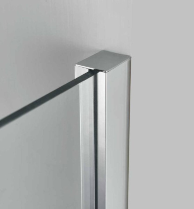 Душевой уголок Alpha VSR-3AL9011CLB, 1100*900, черный, стекло прозрачное