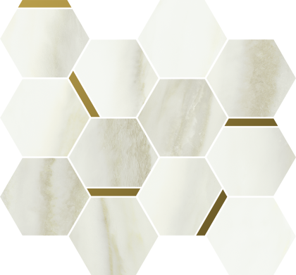 Декор 600110000939 Шарм Эдванс Кремо Мозаик Шик 32,8см*28,3см*9мм (1уп/10шт/0,91м2), шт