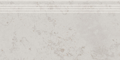 Ступень Про Лаймстоун серый светлый натуральный обрезной 30x60x0,9