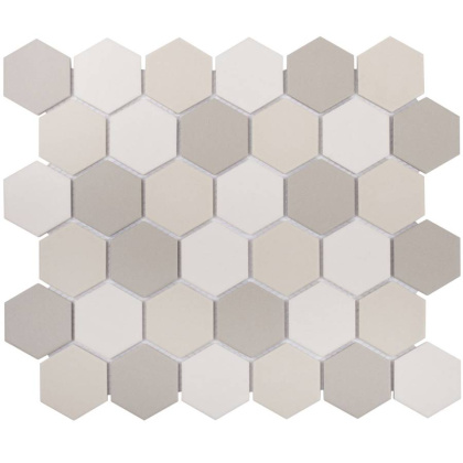 Противоскользящая мозаика, Hexagon Small LB Mix Antislip 51x59, Non-Slip Противоскользящая мозаика, Hexagon Small LB Mix Antislip 51x59, Non-Slip