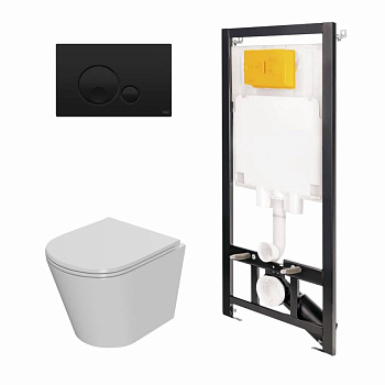Сет: Инстал.OLI 80 ECO +панель Globe черн., OLI+Унитаз Point Виктория Сет: Инстал.OLI 80 ECO +панель Globe черн., OLI+Унитаз Point Виктория